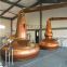 300L Copper Traditional Pot Still Whiskey Gin Alcohol Distillation Equipment