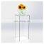 Clear Acrylic Cube Cylinder Plinths Set Home Wedding Decoration Acrylic Display Stand