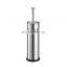 SS luxury Stainless steel toilet cleaning brush with long handle for household