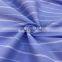In stock stretch cotton nylon spandex striped blouse and dress fabric