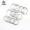 Custom Shape Stainless Steel Plain Flat Key Split Ring Brass Chain For Bag