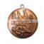 3D Custom casting kung fu metal medal with ribbon