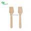 Yada Disposable Compostable Square End Tasting Party Wood Pointed Spoon 95mm Ice Cream Spoons