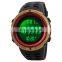 Low moq hot selling product Skmei 1251 digital silicone sport watch brands chronograph men wristwatches