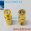 RF coaxial connector SMA/SMB-KK