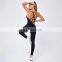 Gym Wear Women Ladies One Piece Workout Suit Backless Yoga Bodysuit Jumpsuit Logo Custom Gym Jumpsuit