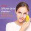 Limpiador facial de silicona, Limpiador facial eléctrico ultrasónico. Dispositivo de limpieza de poros faciales multifuncional