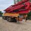 Vacuum Suction Tank 56 M Cement Power Steering 2019 Hot Specification  56m Concrete Pump Truck for Sale