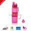 2015 New 500ml/16oz Collapsible Silicone Water Bottle, with Screw Lid Platinum material,Sports drinking Water Bottle                        
                                                Quality Choice