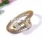bicycle accessories gold plated jewelry stainless steel bangle