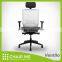 Ventilo office chair, white mesh chair, adjustable headrest, gray bracket, adjustable seat, armrest, lumbar, nylon base