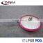 Colorful aluminum ceramic coated forged frying pan with cast stainless steel silicone handle