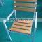 5-Piece Aluminum Wood Outdoor Furniture Set
