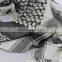 Unisex Arabian fashion head scarf arafat cotton woven custom design stoles