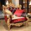 Luxury royal palace design living room furniture set Beech wood living room sofa set                        
                                                Quality Choice