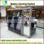 Wholesale retail wooden sunglasses kiosk optical shop furniture eyeware showcase kiosk