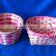 Bamboo baske for egg display, egg storage, egg tray basket
