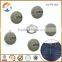 Engraved Logo With Balck Color Custom Brass Jean Button Manufacture                        
                                                Quality Choice