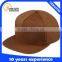 Custom suede brim snapback hats wholesale high quality suede cap