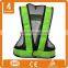 blue flashing safety vest with PVC reflective strip