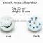 ABS plastic customized white round music box for plush toy with mickey toy