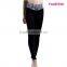 Wholesale Stylish Women Print Black Slimming Yoga Pants