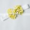 Latest Cute Yellow Chiffon Flower Headband,Make Flower Headband For Baby