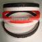 two-color sport silicone rubber college team bracelets