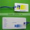 4 Color Process Clear Slip-in Pocket Luggage Tag(PT-270)