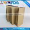 Eco- friendly reusable flat bottom pouch kraft paper