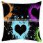 Multi heart Printed Cushion Cover