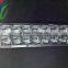14W transparent plastic LED streetlight lens