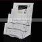 Custom Transparent Acrylic Pamphlet Brochure Display Rack