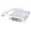 5.9 in DisplayPort adapter - dual link Mini DisplayPort - male - 29 pin combined DVI - female - PC