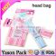 YASON plastic header bags shinning clear white red heatseal opp header envelope bags poly header bag