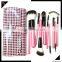 10pcs Hot selling synthetic hair makeup brushes with white handle make up brush high quality