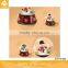 Hot Lovely Resin Sitting Santa Clause Christmas Decoration