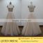 Real Sample Halter Neck Beaded Sexu Back Open Two Piece Evening Dress