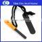 mini pocket fire starter ferro striker with whistle