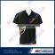 Professional sale elegant plain black sublimation cricket jerseys