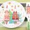 Santa Christmas ceramic tableware,cake plate with scoop