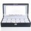 Wholesale genuine leather safety concise custom design for jewelry gift case