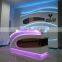 Office reception desk with LED light fancy design