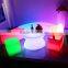 16 ColorS Changing led cube chair / portable Light Cube Seat