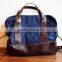 Waxed Canvas Travel Bag With Genuine Leather Strap For Men Quality Choice Most Popular
