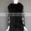 Women Fox Fur coat Vest gilet New winter Warm leather and Fox fur
