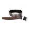 hot punching design brown leather men belt