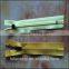 NO.5 Closed end pellet bagging used sparking yellow zipper