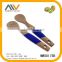 NEW DESIGN HIGH QUALITY 2PCS WOODEN KITCHEN TOOLS WITH SILICONE CASE