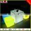 Club and Bar Used Glowing Furniture Polyethylene LED Cube For Sitting